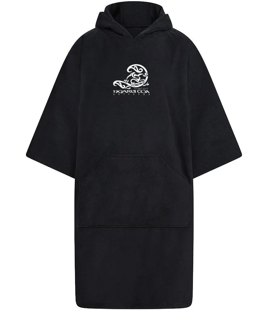Ngaru Toa Tribal Surf 'MOODIE' Hoodie Towel Maori Surf Wear - Ngaru Toa Aotearoa