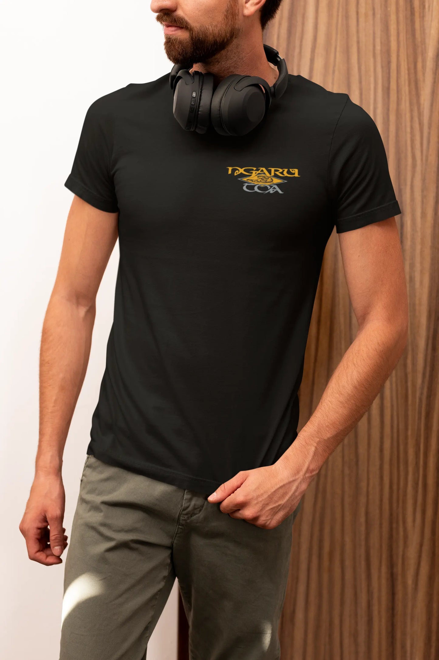 Ngaru Toa Gold Diamond Tee Ngaru Toa Aotearoa