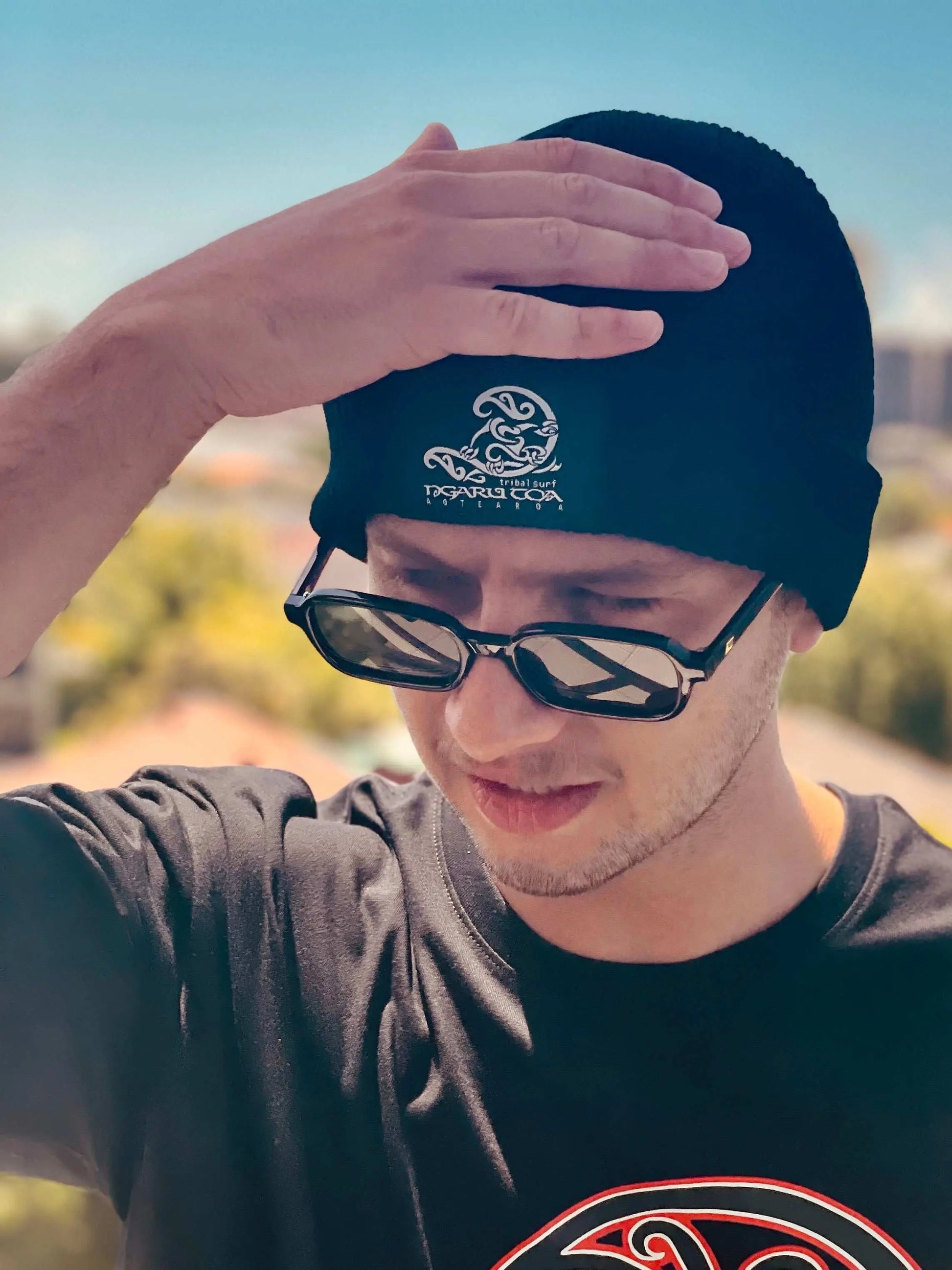 Tribal Surf Beanie - Ngaru Toa Aotearoa