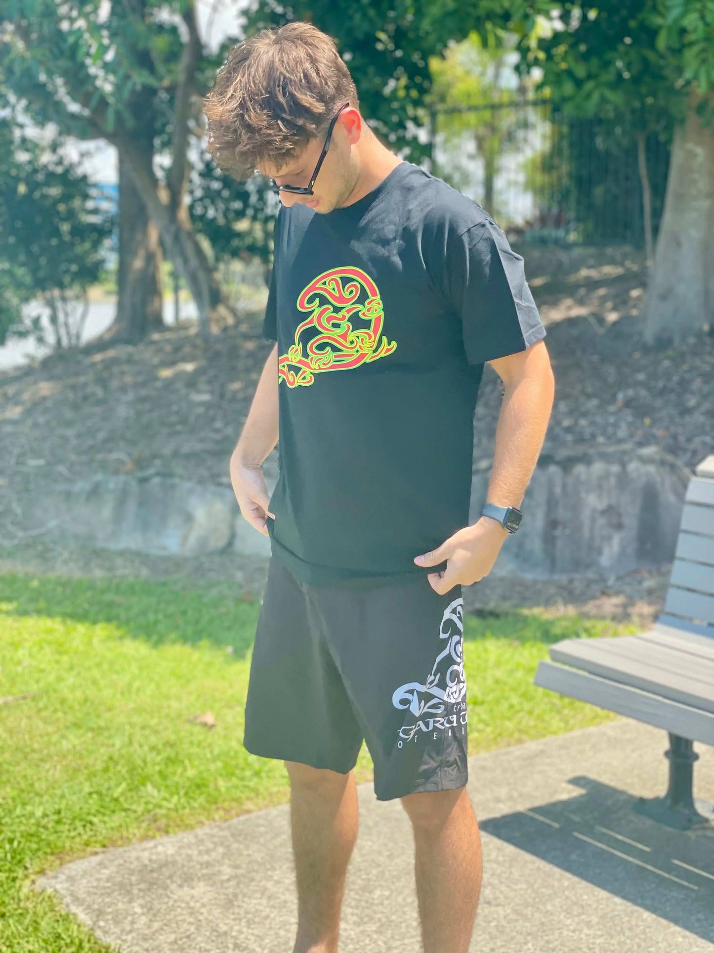 'Drop in Rasta Tee' - Ngaru Toa Aotearoa