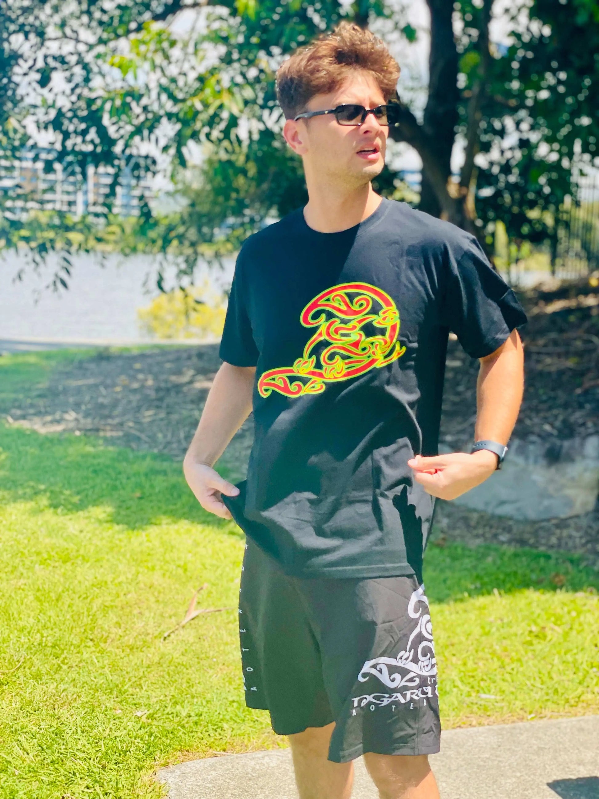 'Drop in Rasta Tee' - Ngaru Toa Aotearoa