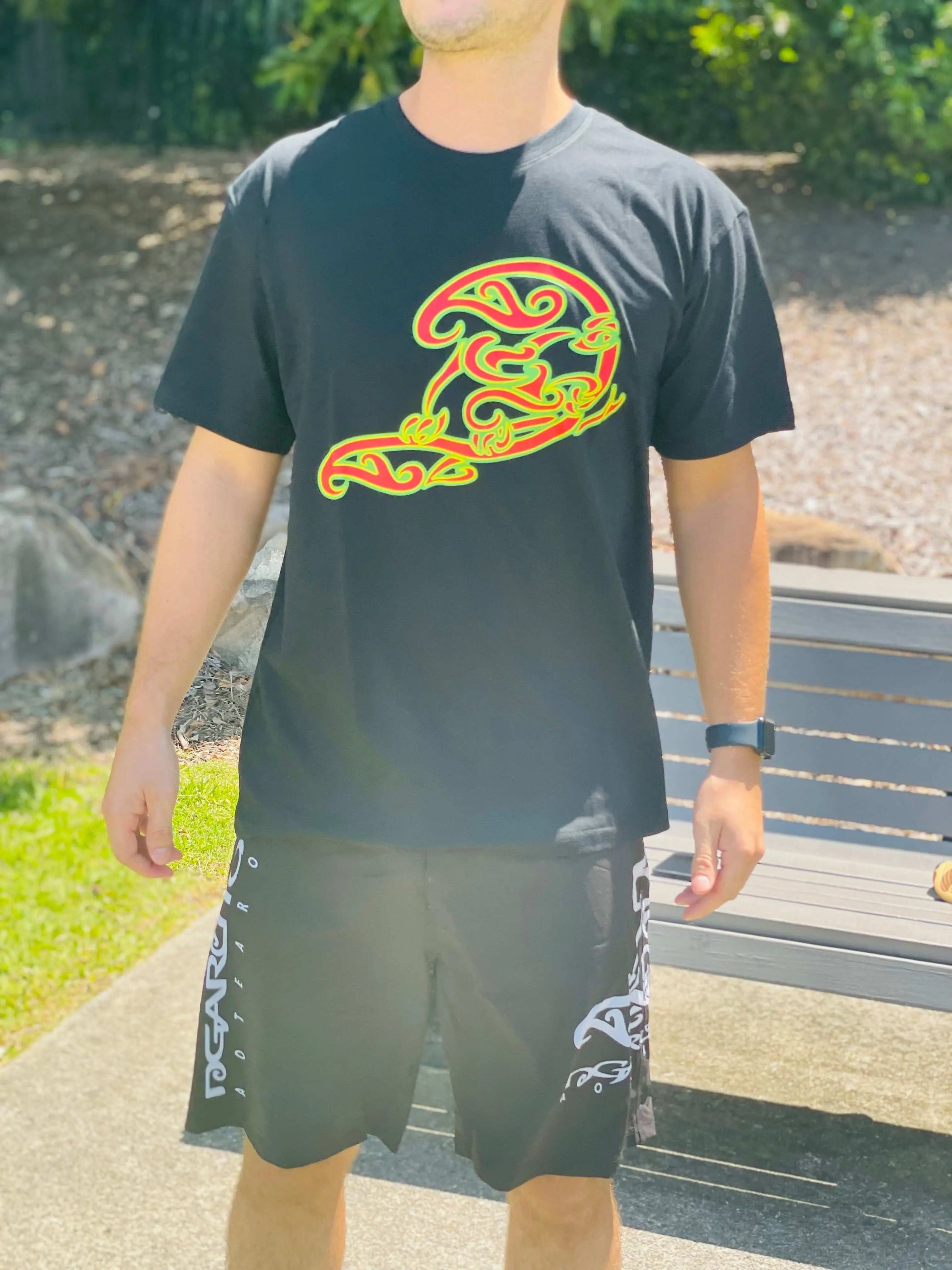 'Drop in Rasta Tee' - Ngaru Toa Aotearoa