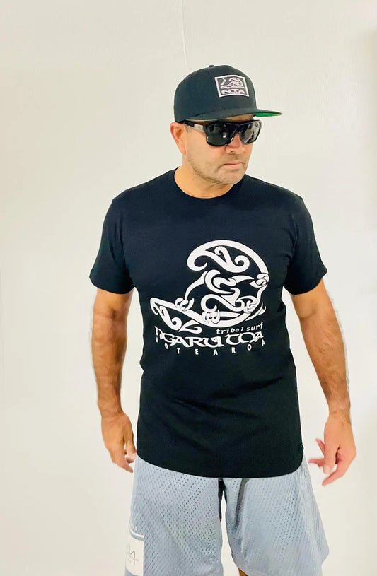 Tribal Surf Tee Ngaru Toa Aotearoa