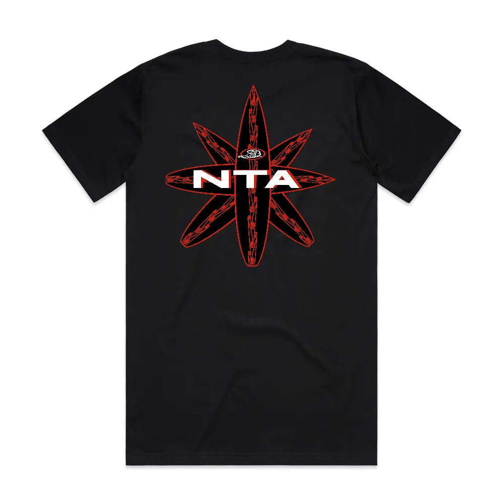 Papa Ngaru Whero Māori Surf T-Shirt Ngaru Toa Aotearoa