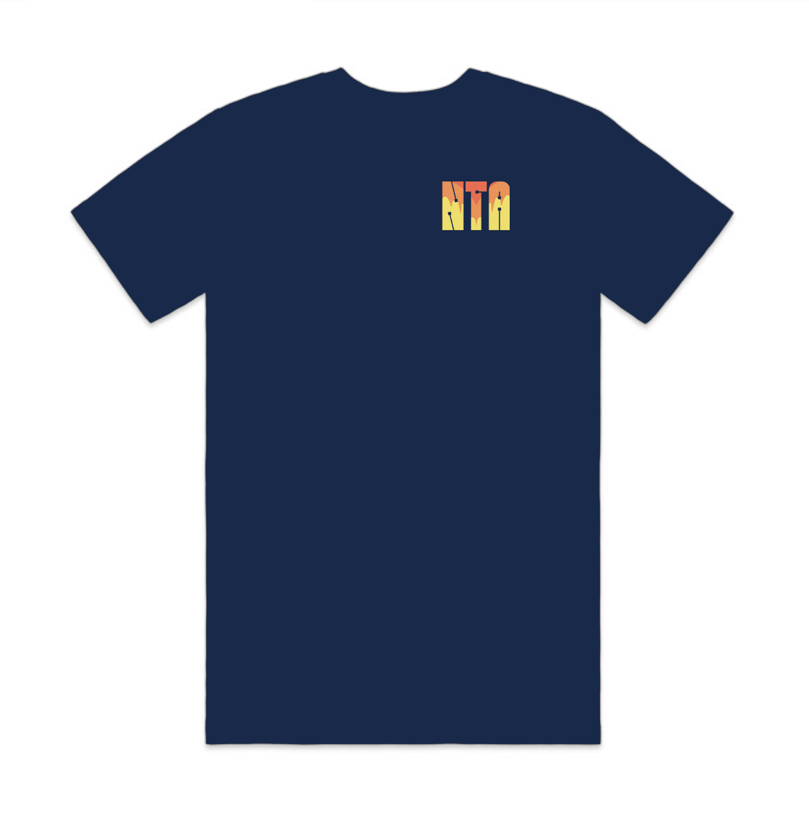 Tihi Moana Tee – Navy
