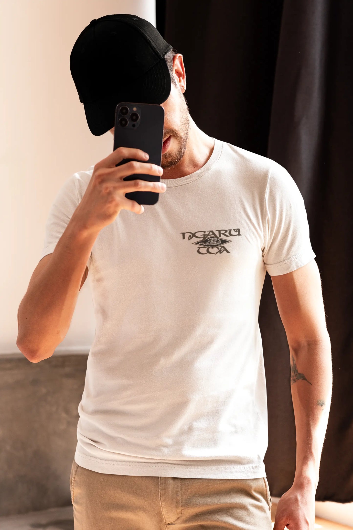 Ngaru Toa White Diamond Tee Ngaru Toa Aotearoa