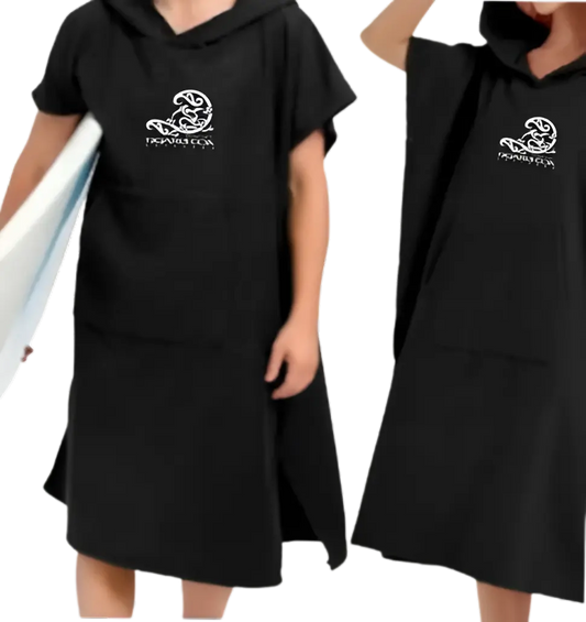 Ngaru Toa Tribal Surf 'MOODIE' Hoodie Towel Maori Surf Wear - Ngaru Toa Aotearoa