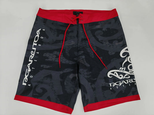 Tribal Surf Camo BoardShorts Ngaru Toa Aotearoa