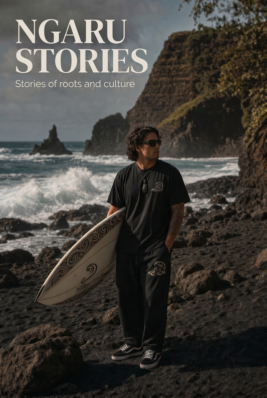 Ngaru Toa founder Eddie Daly — original Māori surf brand from Gisborne NZ