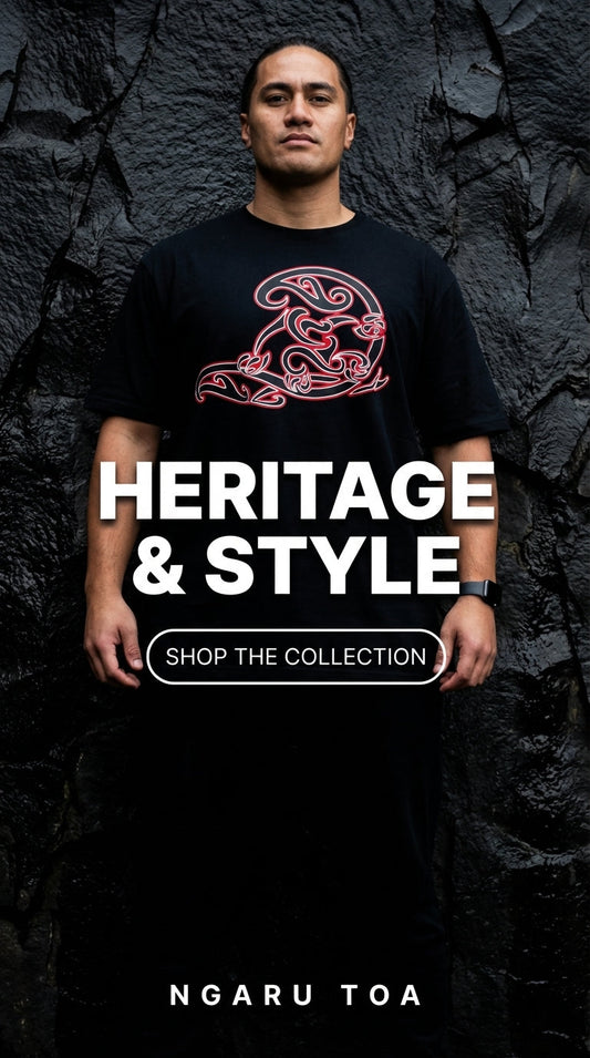 Ngaru Toa Māori streetwear worn in Australia — authentic indigenous fashion for the Māori diaspora across the Tasman