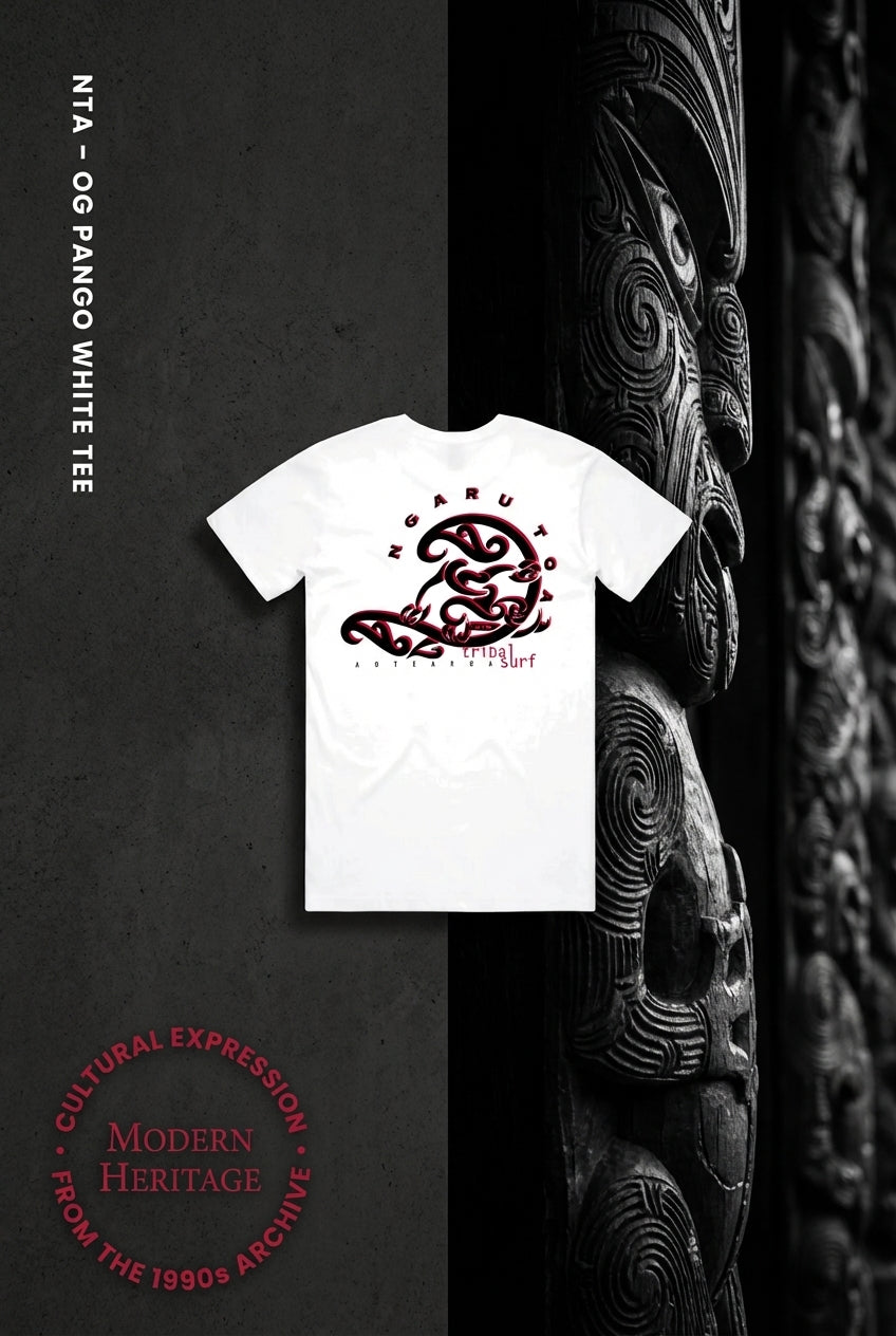 Ngaru Toa Māori koru pattern clothing — indigenous streetwear featuring the iconic koru symbol from Aotearoa