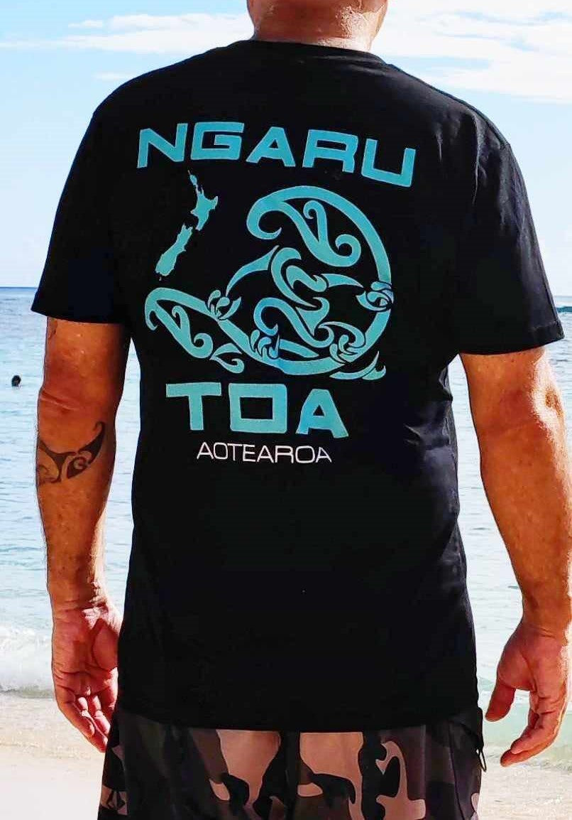 NTA Forever Tee 1992 — original Ngaru Toa Māori t-shirt with indigenous cultural design