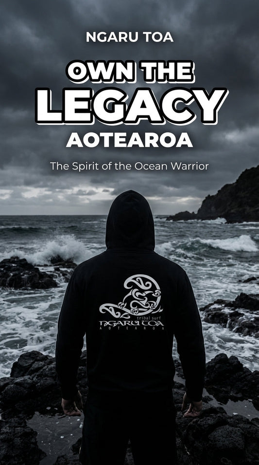 Ngaru Toa Māori streetwear — authentic indigenous clothing from Aotearoa, shipping to Australia and Gold Coast