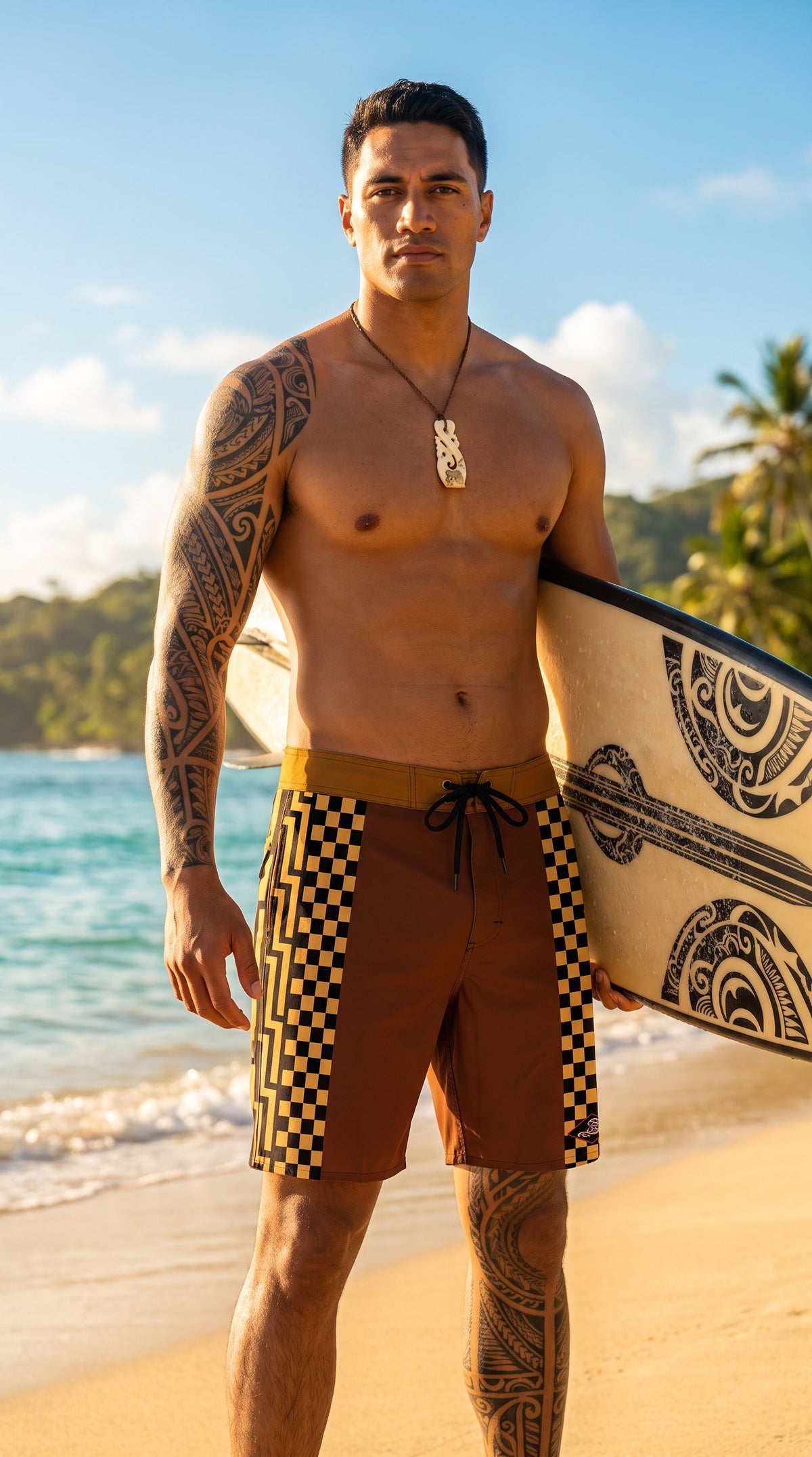 Poutama Whenua Māori Boardshorts