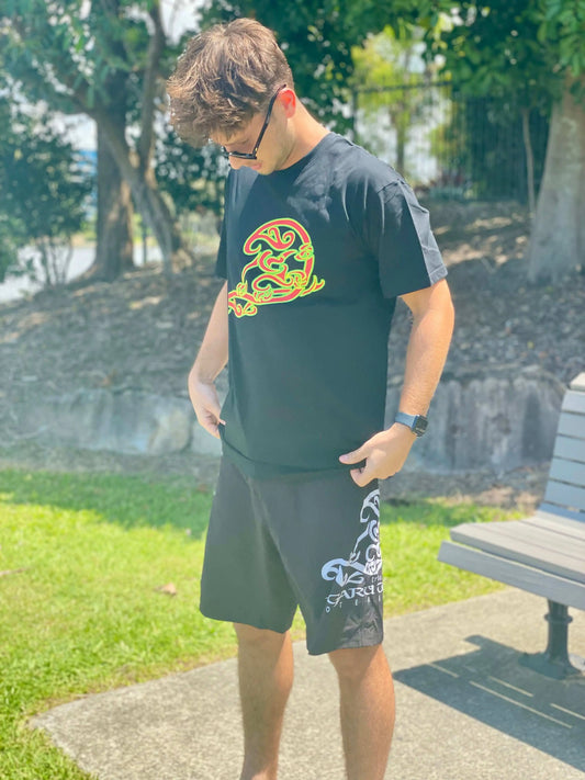 'Drop in Rasta Tee' - Ngaru Toa Aotearoa