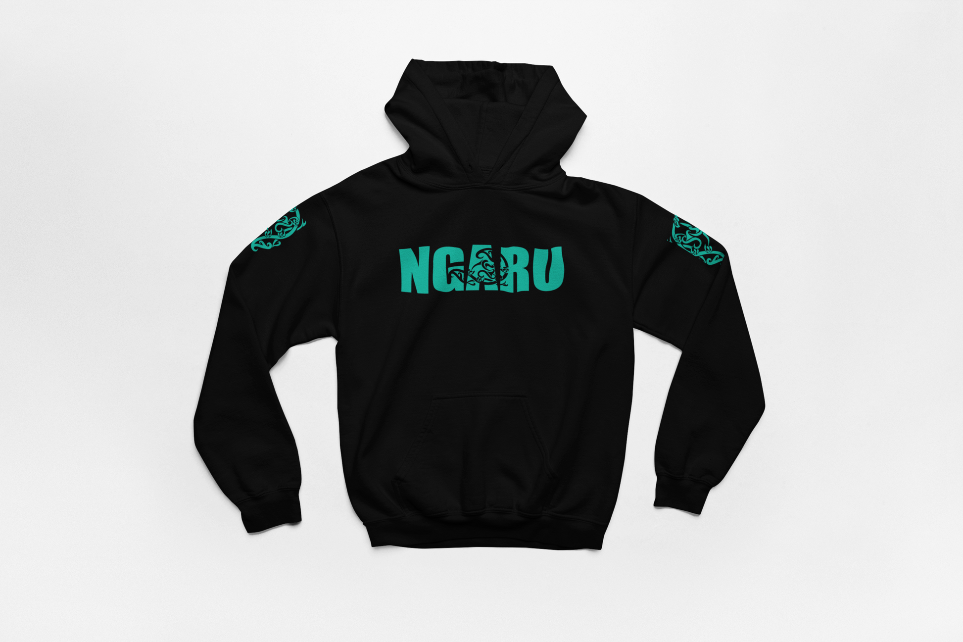 Pounamu Hoodie Ngaru Toa Aotearoa